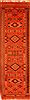 Kilim Orange Runner Flat Woven 26 X 76  Area Rug 100-27564 Thumb 0