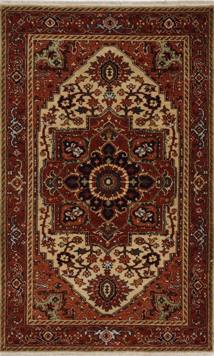 Serapi Beige Hand Knotted 30 X 410  Area Rug 250-27565 Image 0