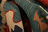 Kilim Blue Flat Woven 37 X 53 Area Rug 100-27567 Thumb 1