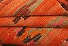 Kurdi Orange Runner Flat Woven 26 X 70 Area Rug 253-27568 Thumb 3