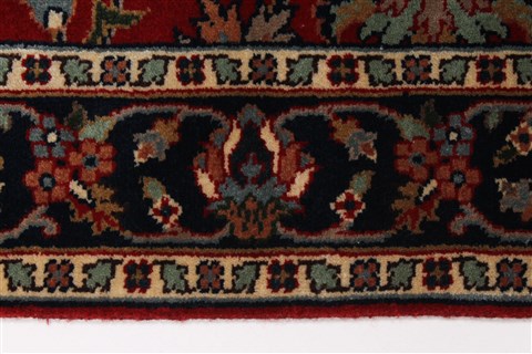 Tabriz Green Hand Knotted 211 X 411 Area Rug 250-27569 Image 1