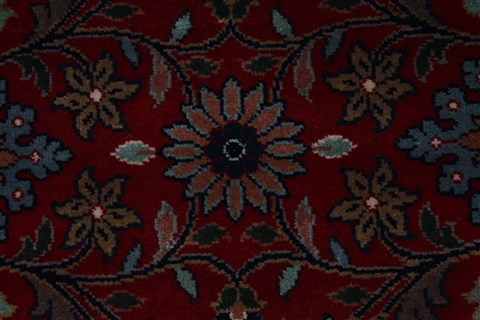 Tabriz Green Hand Knotted 211 X 411 Area Rug 250-27569 Image 2