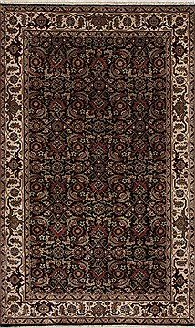 Indian Herati Beige Rectangle 3x5 ft Wool Carpet 27571