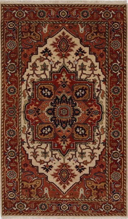 Serapi Brown Hand Knotted 31 X 50  Area Rug 250-27574 Image 0