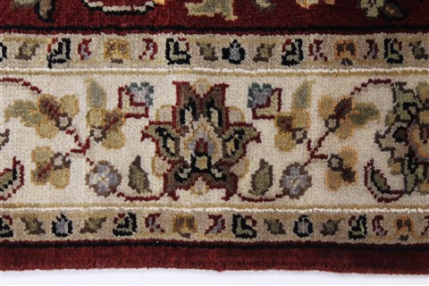 Tabriz Beige Hand Knotted 32 X 50 Area Rug 250-27582 Image 2