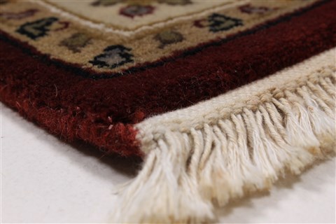 Tabriz Beige Hand Knotted 32 X 50 Area Rug 250-27582 Image 5