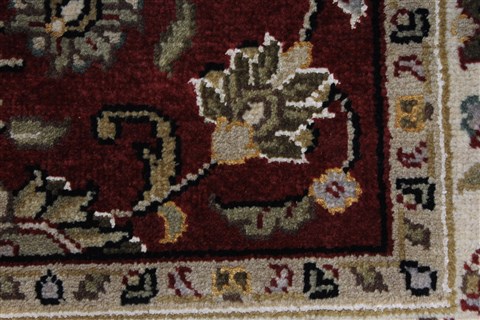 Tabriz Beige Hand Knotted 32 X 50 Area Rug 250-27582 Image 7