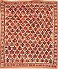 Sumak White Hand Knotted 50 X 57 Area Rug 100-27585 Thumb 0
