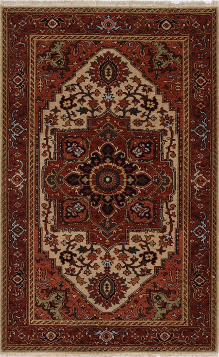 Serapi Brown Hand Knotted 31 X 410  Area Rug 250-27586 Image 0