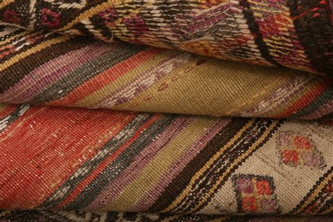 Kilim Multicolor Flat Woven 41 X 76 Area Rug 253-27588 Image 3