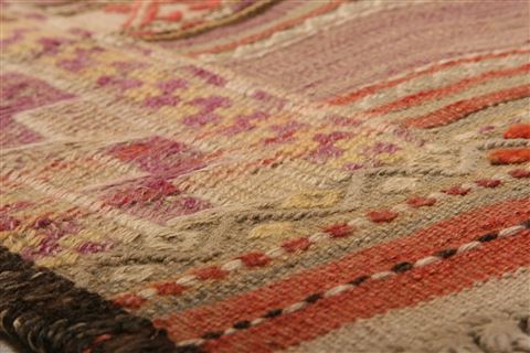Kilim Multicolor Flat Woven 41 X 76 Area Rug 253-27588 Image 5