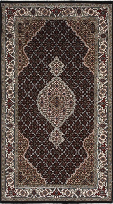 Mahi Beige Hand Knotted 211 X 53  Area Rug 250-27589 Image 0