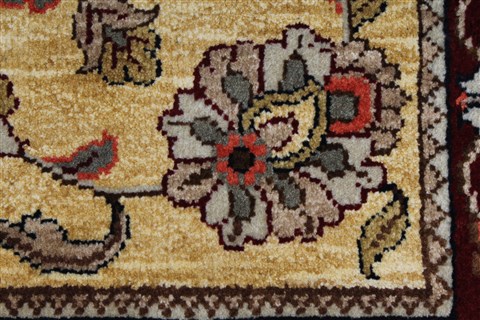 Kashan Beige Hand Knotted 30 X 53 Area Rug 250-27590 Image 8
