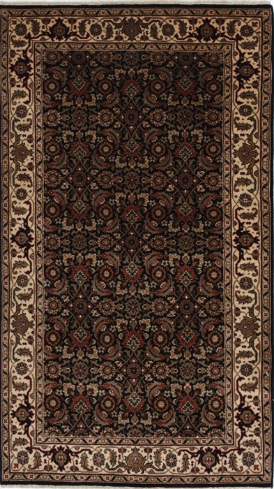 Herati Beige Hand Knotted 30 X 52  Area Rug 250-27591 Image 0