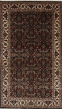 Indian Herati Beige Rectangle 3x5 ft Wool Carpet 27593
