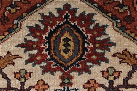 Serapi Brown Hand Knotted 31 X 50 Area Rug 250-27595 Image 7