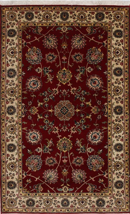 Isfahan Beige Hand Knotted 31 X 410 Area Rug 250-27596 Image 0