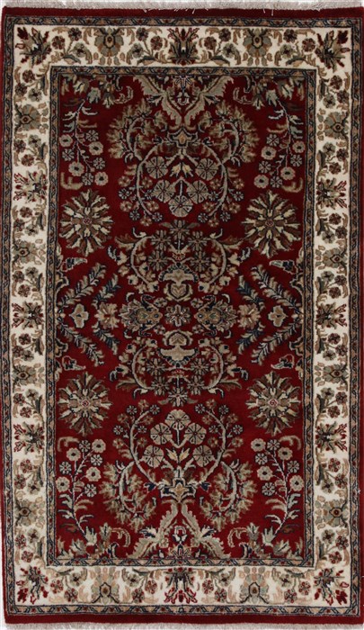 Sarouk Beige Hand Knotted 30 X 51 Area Rug 250-27597 Image 0