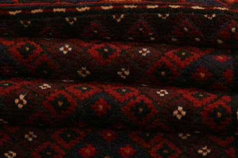 Baluch Red Runner Flat Woven 21 X 89 Area Rug 100-27598 Image 3