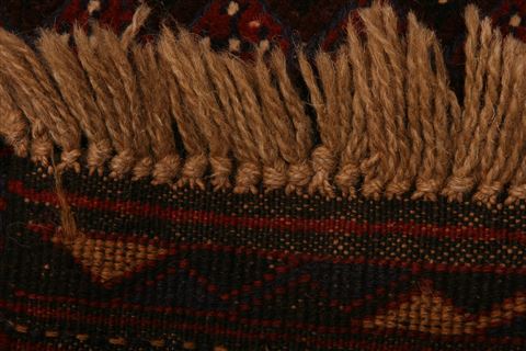 Baluch Red Runner Flat Woven 21 X 89 Area Rug 100-27598 Image 6