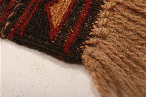 Baluch Red Runner Flat Woven 21 X 89 Area Rug 100-27598 Image 7