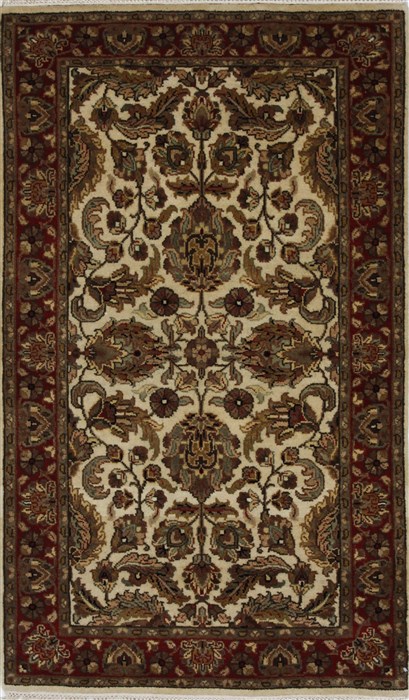 Kashan Brown Hand Knotted 31 X 51 Area Rug 250-27599 Image 0