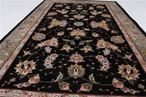 Asian Inspired Purple Hand Knotted 30 X 50 Area Rug 250-27601 Image 3