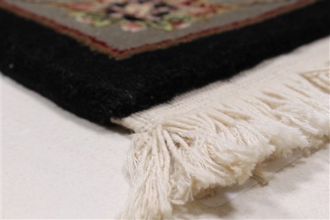 Asian Inspired Purple Hand Knotted 30 X 50 Area Rug 250-27601 Image 7