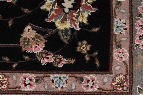 Asian Inspired Purple Hand Knotted 30 X 50 Area Rug 250-27601 Image 9