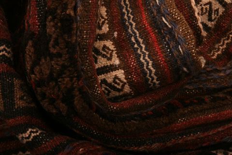 Kilim Red Square Flat Woven 37 X 46 Area Rug 100-27602 Image 2