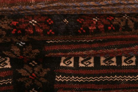 Kilim Red Square Flat Woven 37 X 46 Area Rug 100-27602 Image 3