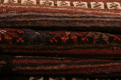 Kilim Red Square Flat Woven 37 X 46 Area Rug 100-27602 Image 4