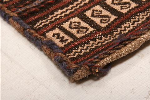 Kilim Red Square Flat Woven 37 X 46 Area Rug 100-27602 Image 7