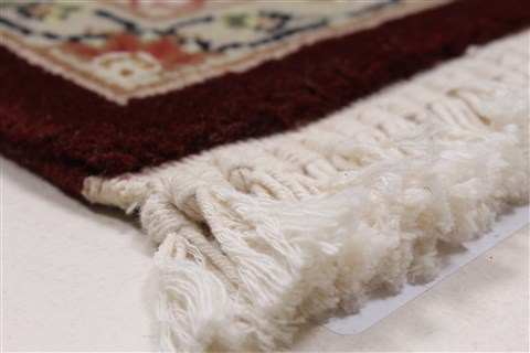 Tabriz Beige Hand Knotted 30 X 50 Area Rug 250-27603 Image 8
