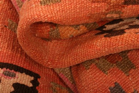 Kilim Red Runner Flat Woven 26 X 70 Area Rug 100-27608 Image 2
