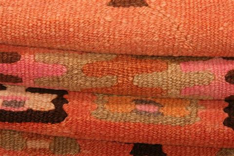 Kilim Red Runner Flat Woven 26 X 70 Area Rug 100-27608 Image 3
