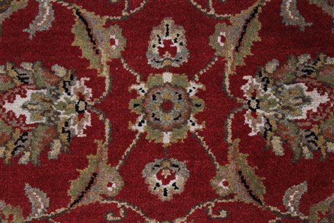 Kashan Beige Hand Knotted 211 X 51 Area Rug 250-27609 Image 5