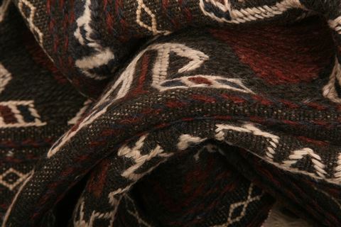 Kilim Brown Runner Flat Woven 24 X 60 Area Rug 100-27614 Image 2