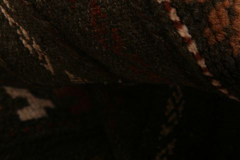 Baluch Brown Runner Hand Knotted 24 X 62 Area Rug 253-27615 Image 1