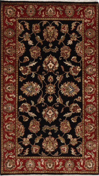 Kashan Beige Hand Knotted 30 X 52 Area Rug 250-27616 Image 0