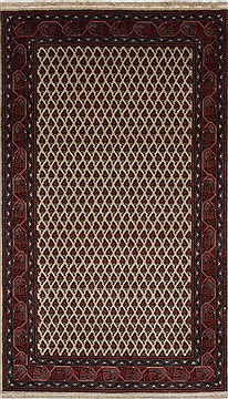 Botemir Beige Hand Knotted 2'11" X 4'11"  Area Rug 250-27617
