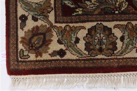 Kashmar Beige Hand Knotted 31 X 411 Area Rug 250-27618 Image 6
