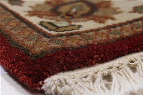 Kashmar Beige Hand Knotted 31 X 411 Area Rug 250-27618 Image 7