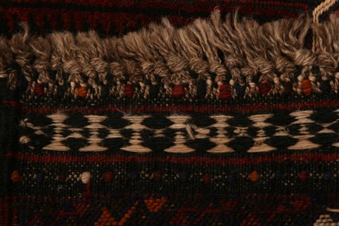 Baluch Red Runner Hand Knotted 25 X 89 Area Rug 253-27619 Image 11
