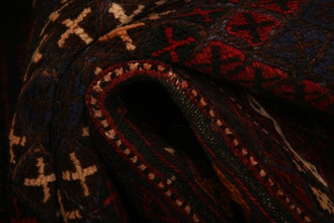 Baluch Red Runner Hand Knotted 25 X 89 Area Rug 253-27619 Image 14