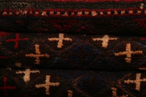 Baluch Red Runner Hand Knotted 25 X 89 Area Rug 253-27619 Image 3