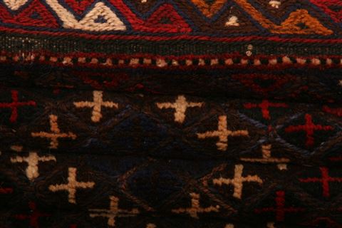 Baluch Red Runner Hand Knotted 25 X 89 Area Rug 253-27619 Image 4
