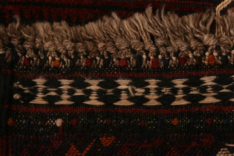 Baluch Red Runner Hand Knotted 25 X 89 Area Rug 253-27619 Image 6