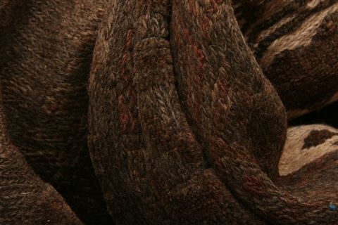 Kilim Brown Flat Woven 43 X 75 Area Rug 100-27621 Image 1