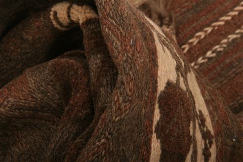 Kilim Brown Flat Woven 43 X 75 Area Rug 100-27621 Image 2
